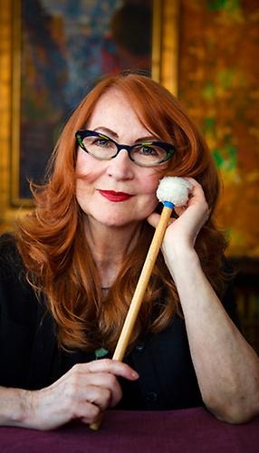 Kvinna med glasögon